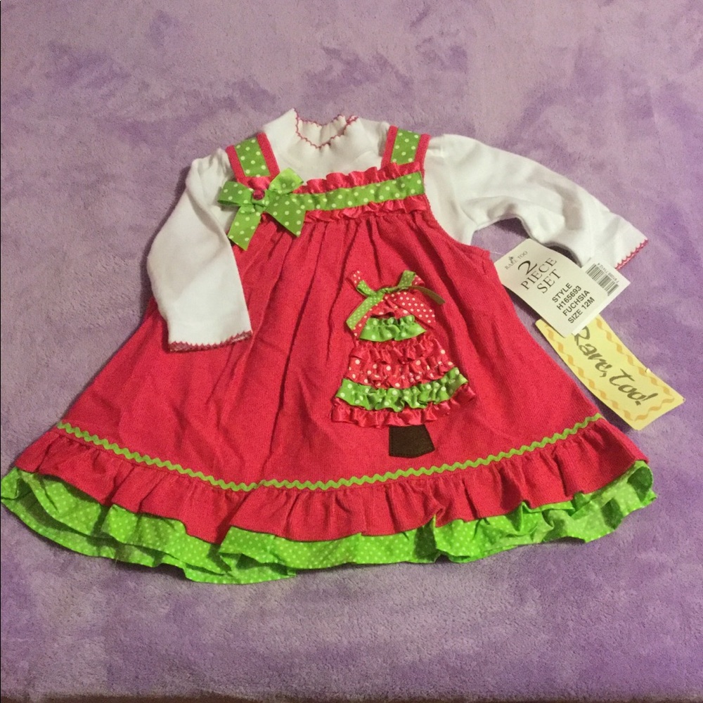 Two piece holiday dress